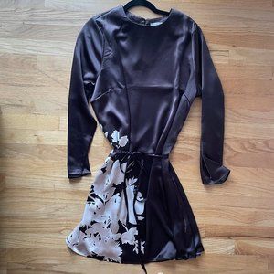 H&M Size XL Brown Floral dress